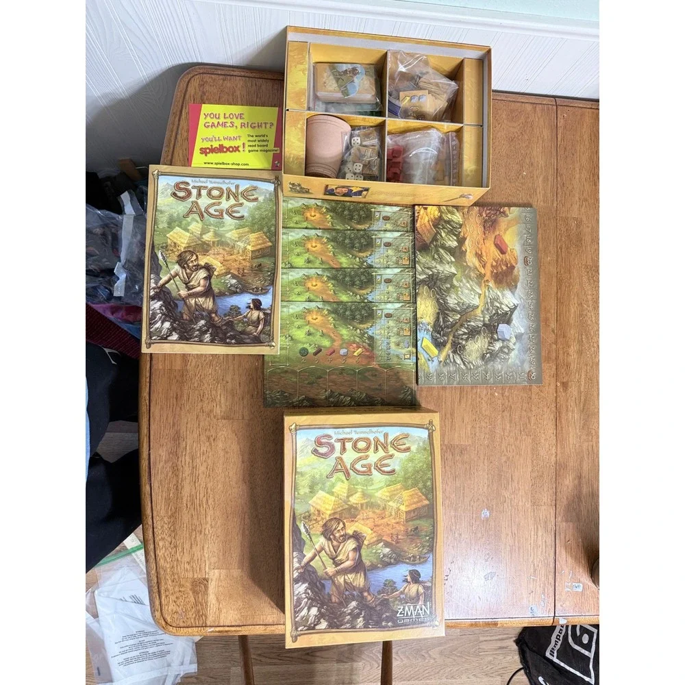 Stone Age Board Game Complete 2-4 Players Strategy Game